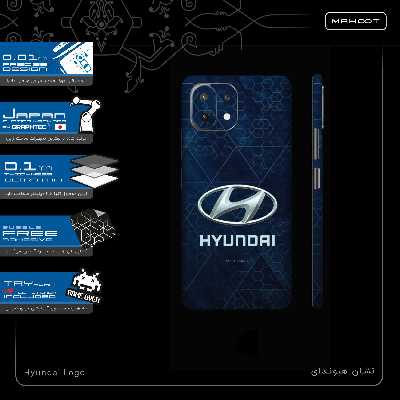 برچسب پوششی ماهوت مدل Hyundai-Logo-FullSkin مناسب برای گوشی موبایل شیائومی MI 11 LITE