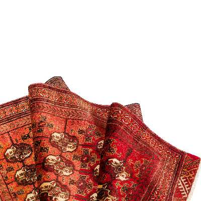 فرش دستبافت دو و نیم متری مدل نقشه بلوچ  کد 72.1128