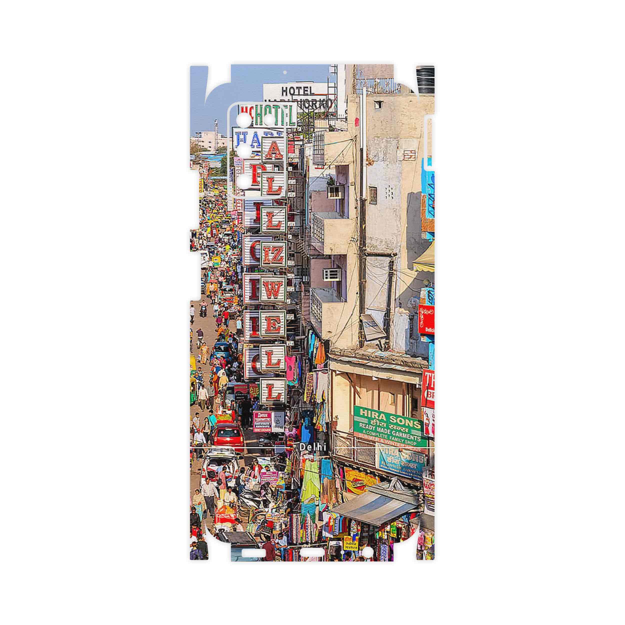 برچسب پوششی ماهوت مدل City of Delhi-FullSkin مناسب برای گوشی موبایل سامسونگ Galaxy A03S