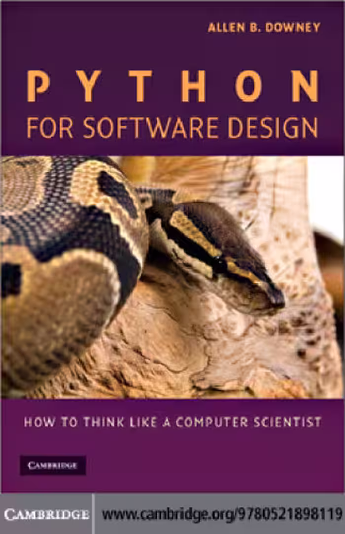 خرید و دانلود نسخه کامل کتاب Python for software design : how to think like a computer scientist