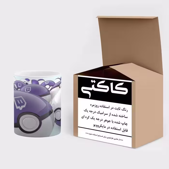 ماگ کاکتی طرح فانتزی مدل mgs16435