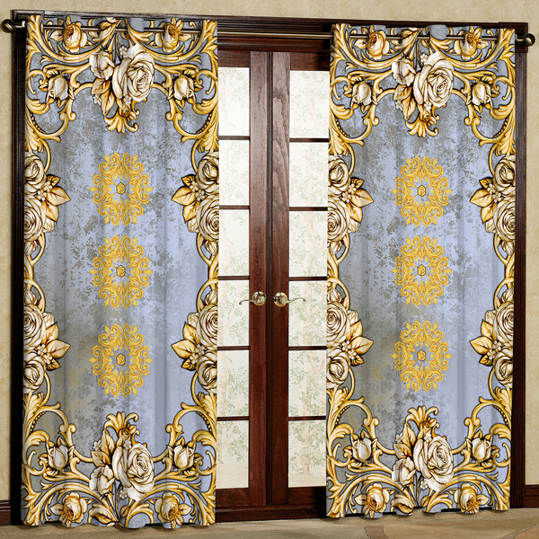 پرده مدل مخمل پانچی کد 7714 سایز 280x140 سانتی متر