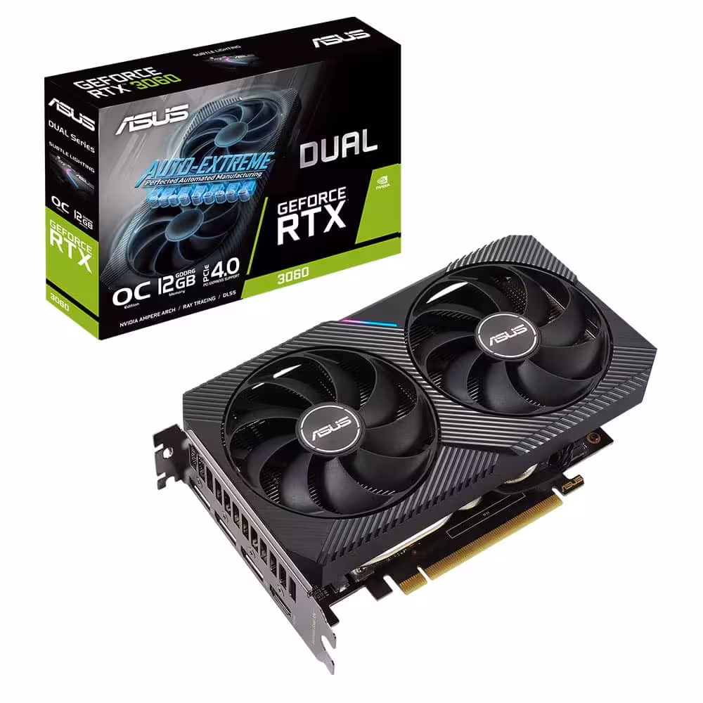 کارت گرافیک ایسوس ASUS RTX 3060 Dual OC 12GB