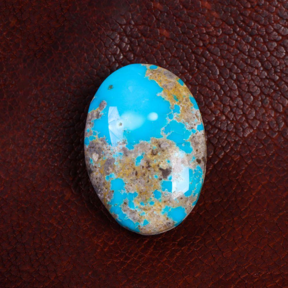 نگین فیروزه شجری کد 14035 - جواهری مشاهیر