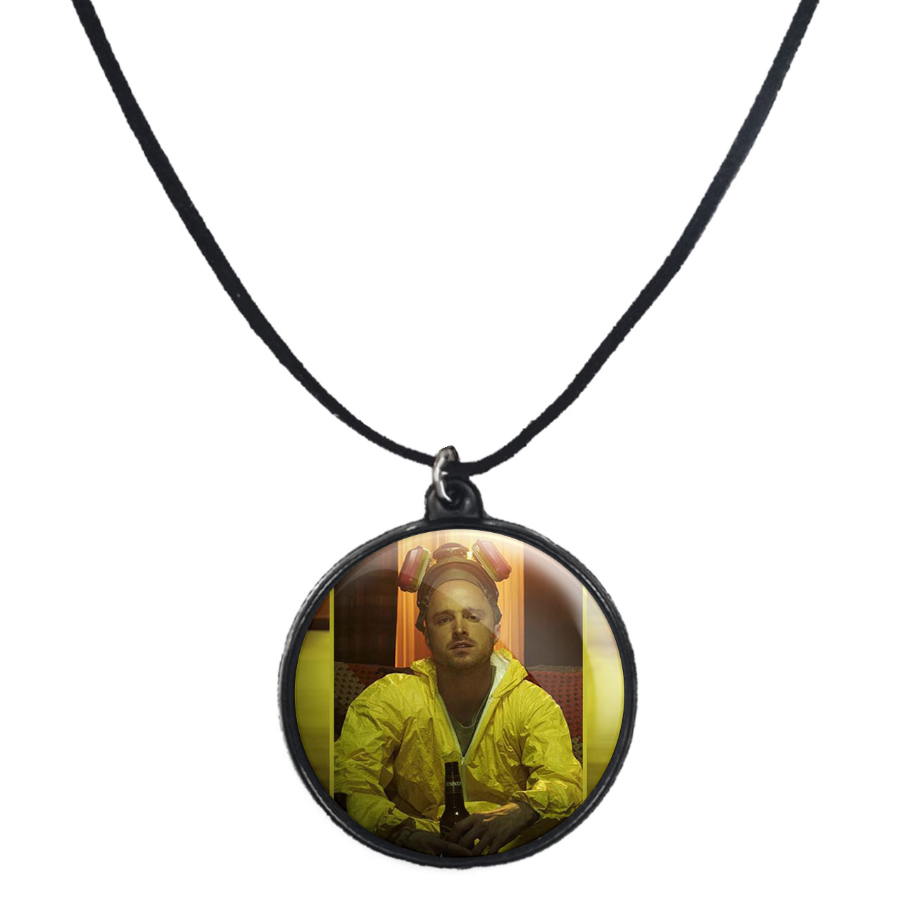 گردنبند پرمانه طرح بریکینگ بد کد pmb.7803 مدل دو طرفه