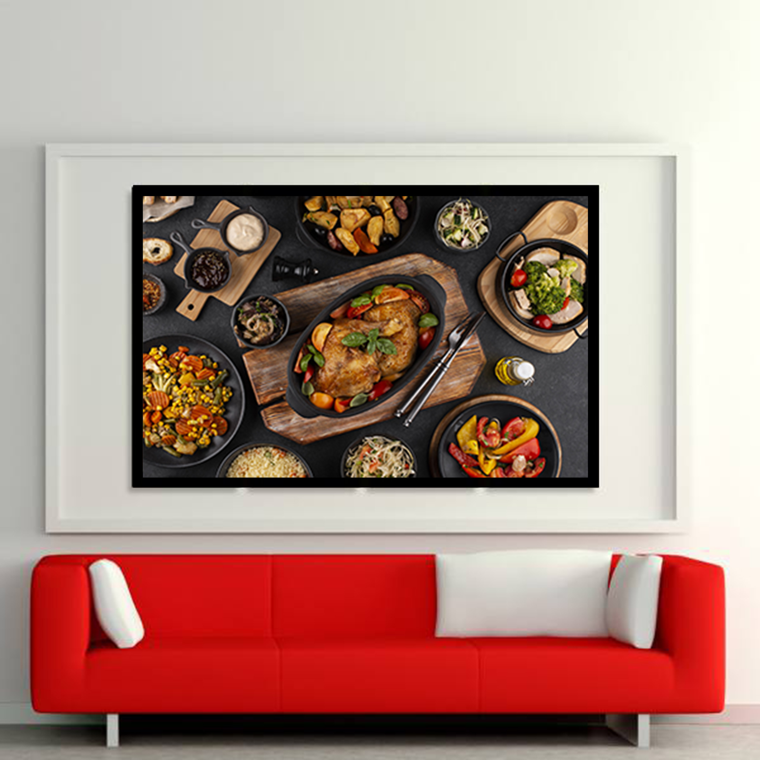 تابلو مدل دکوراتیو طرح food کد 0515