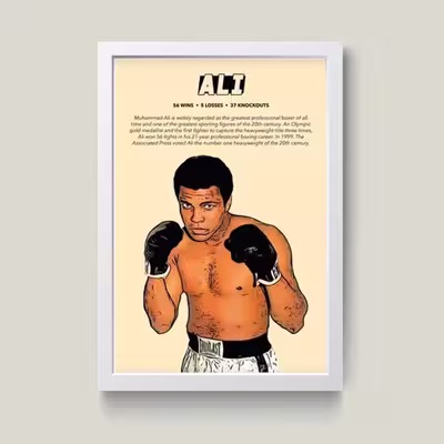 تابلو مدل mohammadali kleyکدG13-18