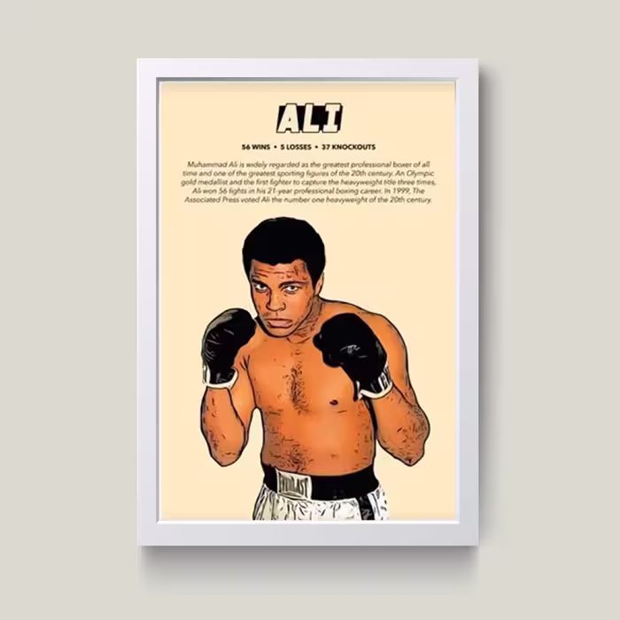 تابلو مدل mohammadali kleyکدG13-18
