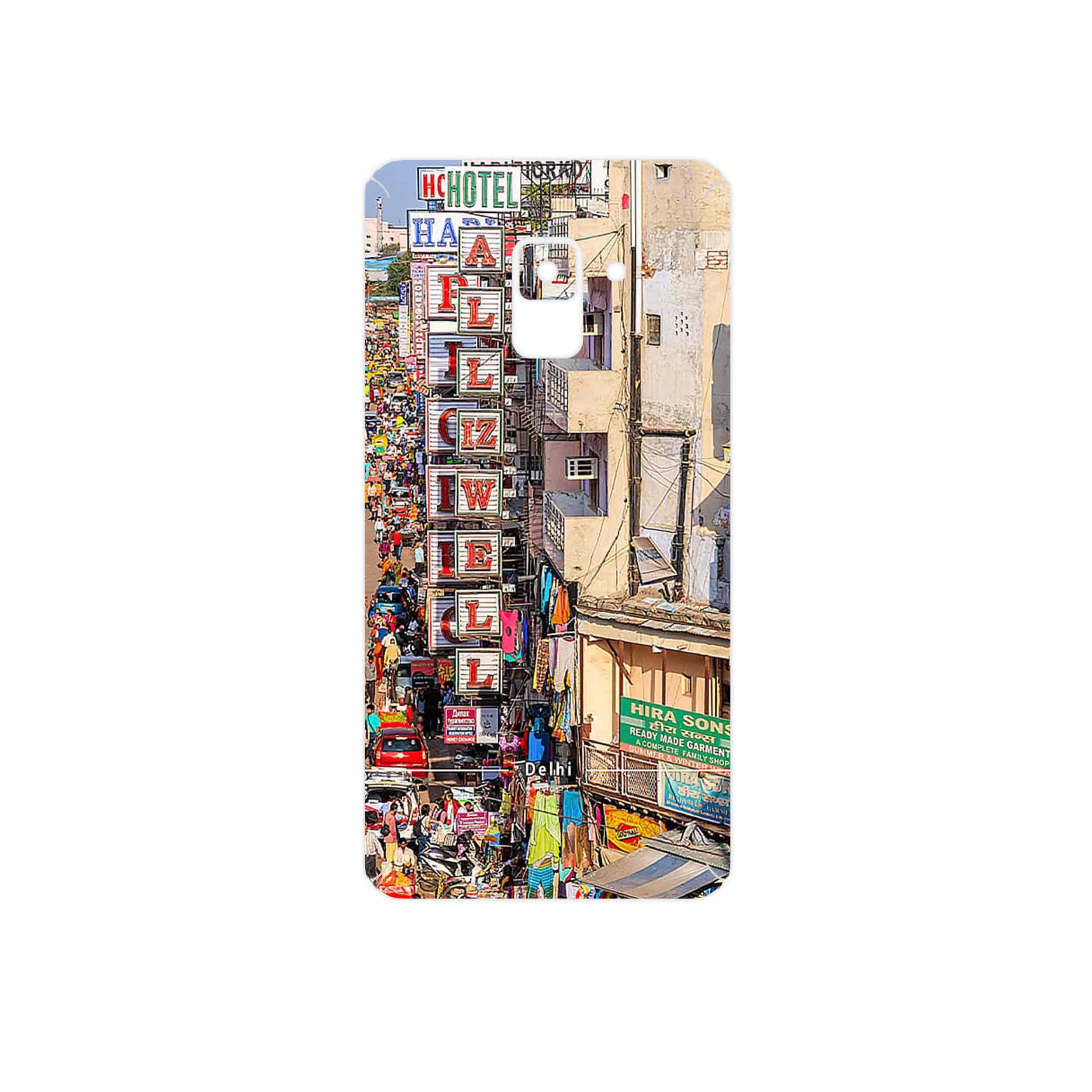 برچسب پوششی ماهوت مدل City of Delhi مناسب برای گوشی موبایل سامسونگ Galaxy A8 2018