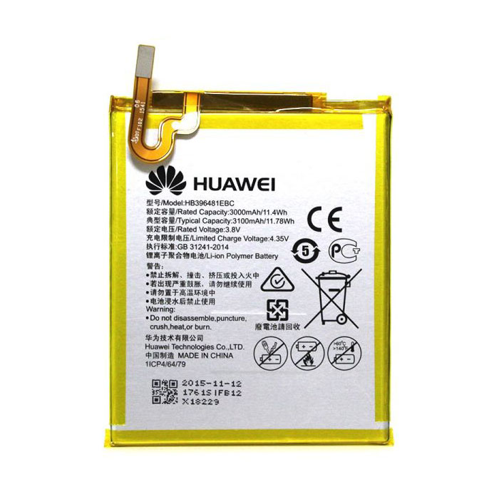  باتری موبایل مدل HB396481EBHCC ظرفیت 3000 میلی آمپر ساعت مناسب برای گوشی موبایل هوآوی G8 