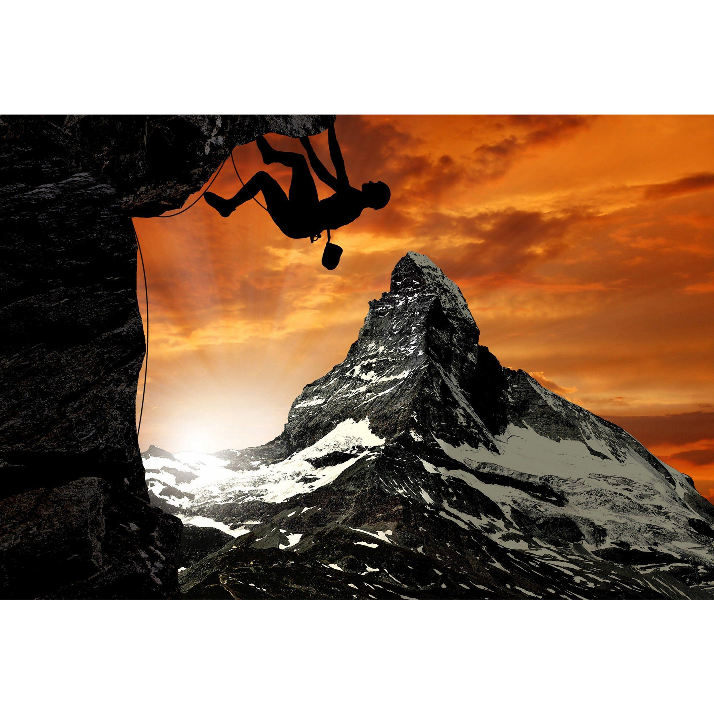 تابلو شاسی طرح کوهنورد و کوه مدل T1058