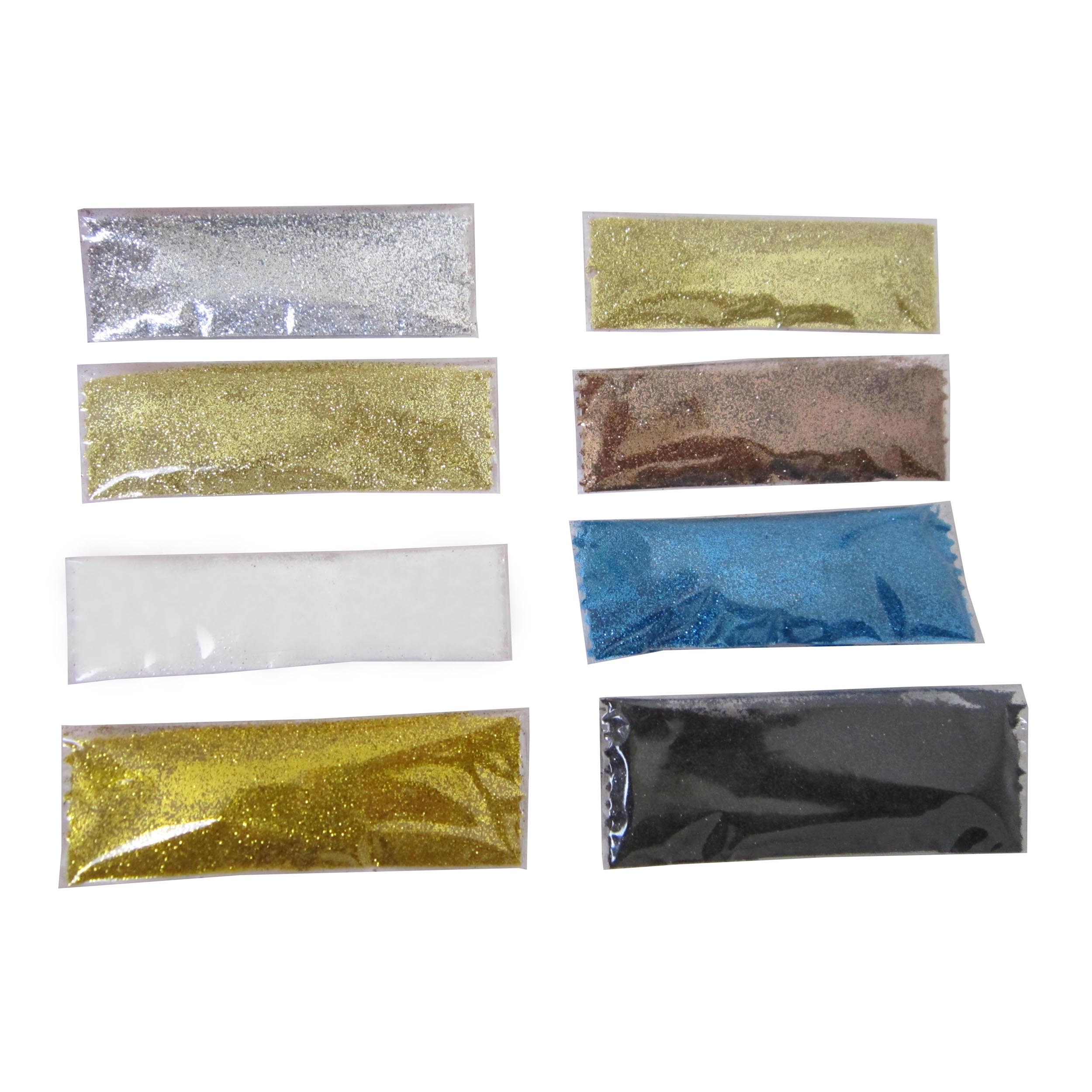 پودر اکلیل مدل متنوع وزن 50 گرم بسته 8 عددی