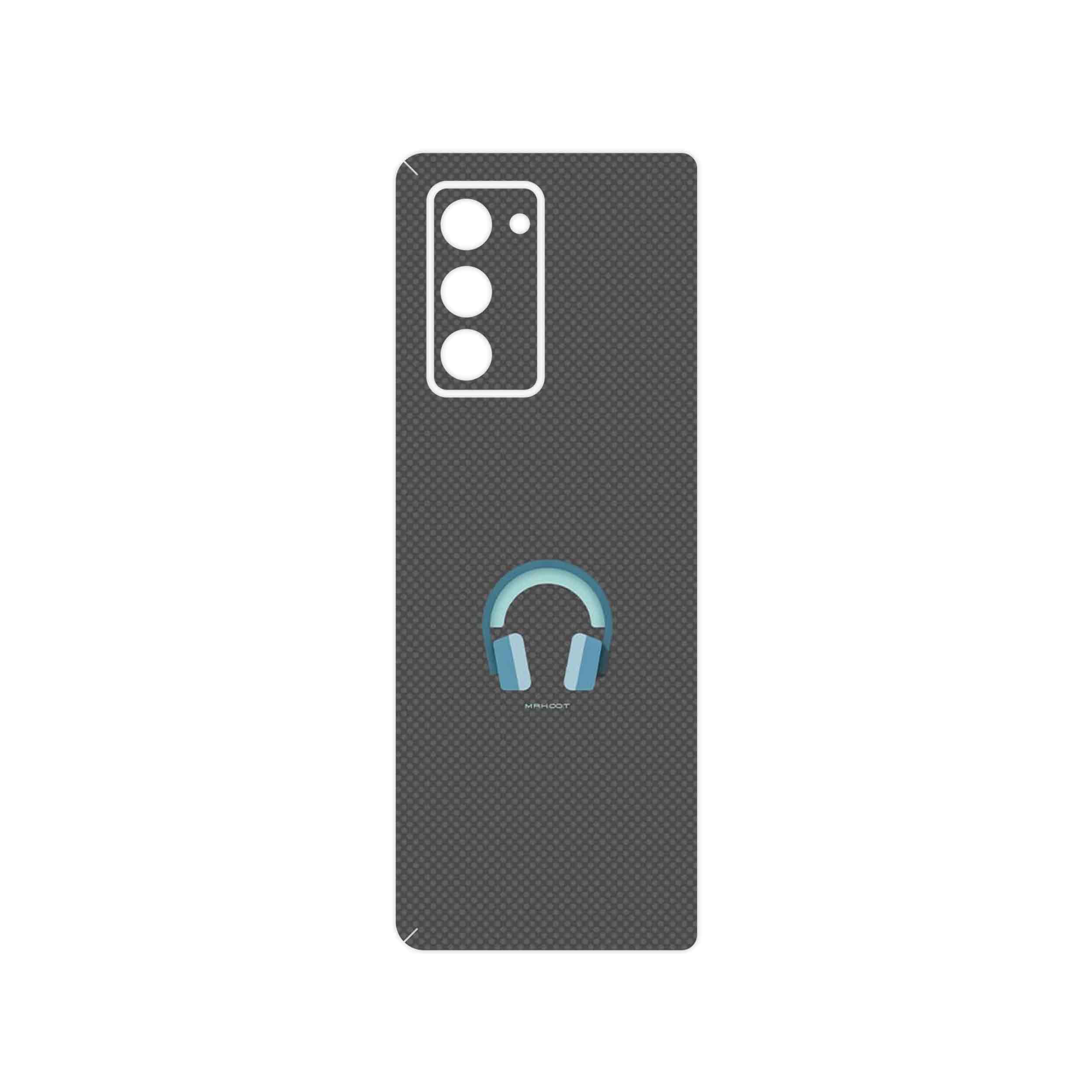 برچسب پوششی ماهوت مدل Minimal Headphone Icon مناسب برای گوشی موبایل سامسونگ Galaxy Z FOLD 2