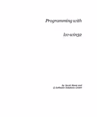 خرید و دانلود نسخه کامل کتاب Programming with lcc-win32