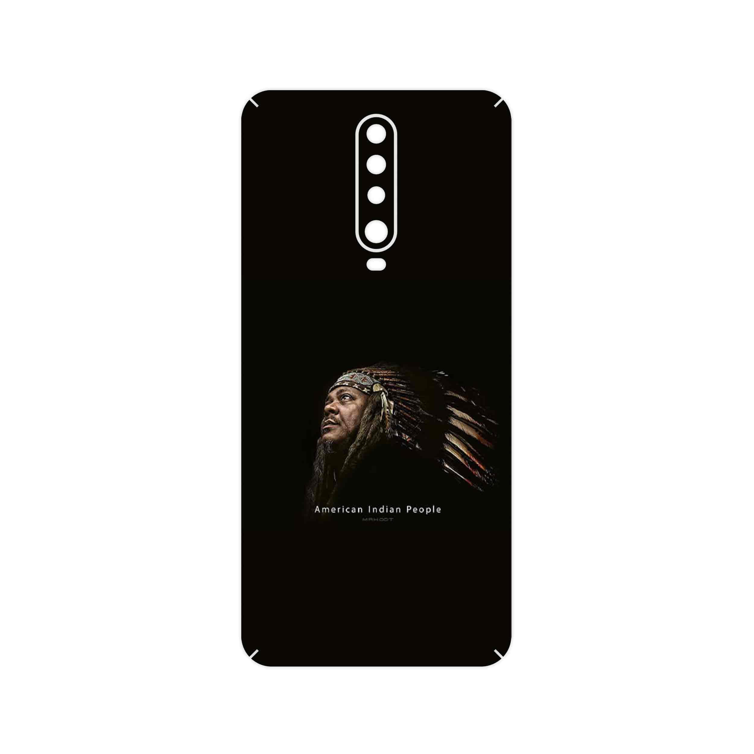 برچسب پوششی ماهوت مدل Portrait of an Indian Man مناسب برای گوشی موبایل شیائومی Redmi K30