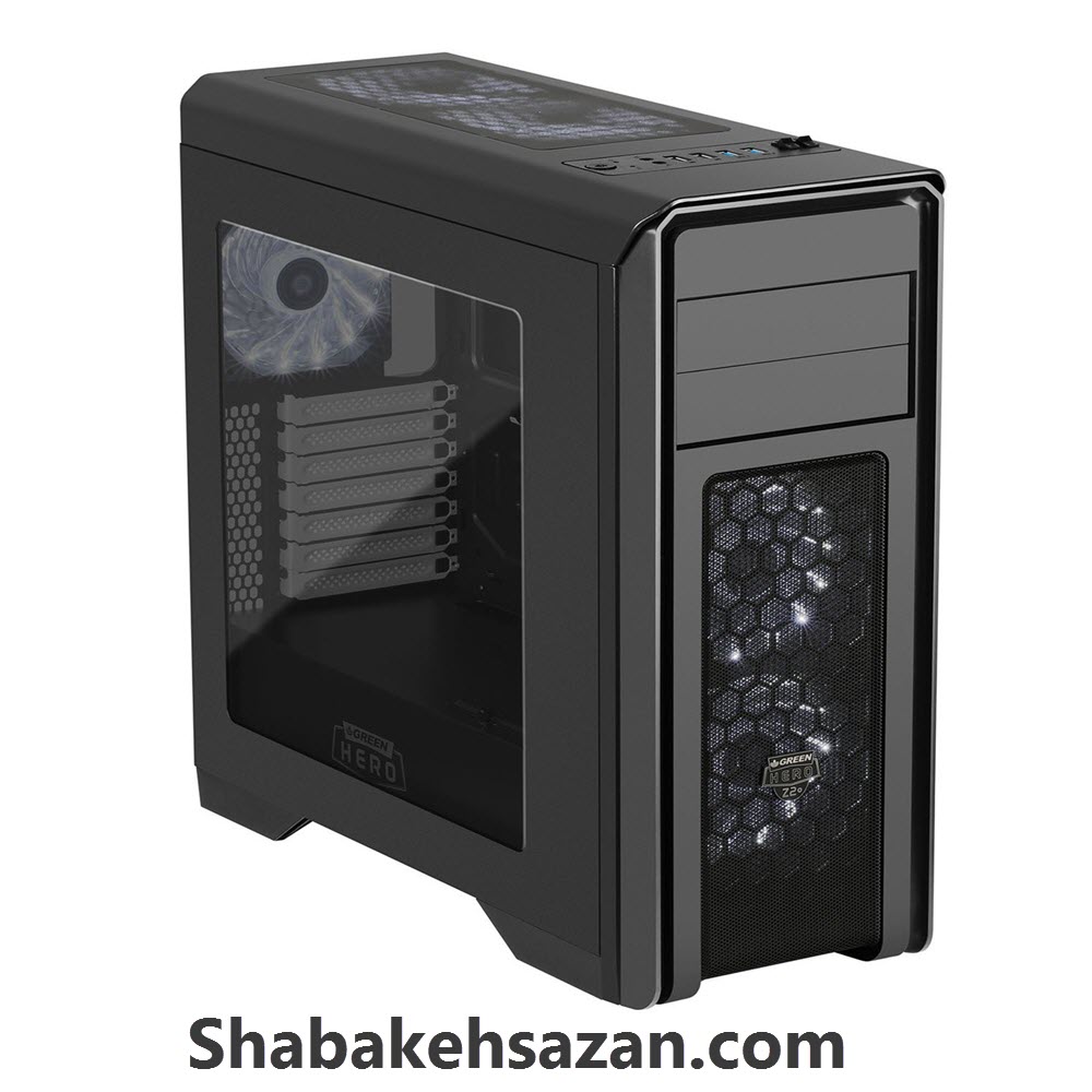 کیس کامپیوتر گرین مدل Z2 Plus Hero