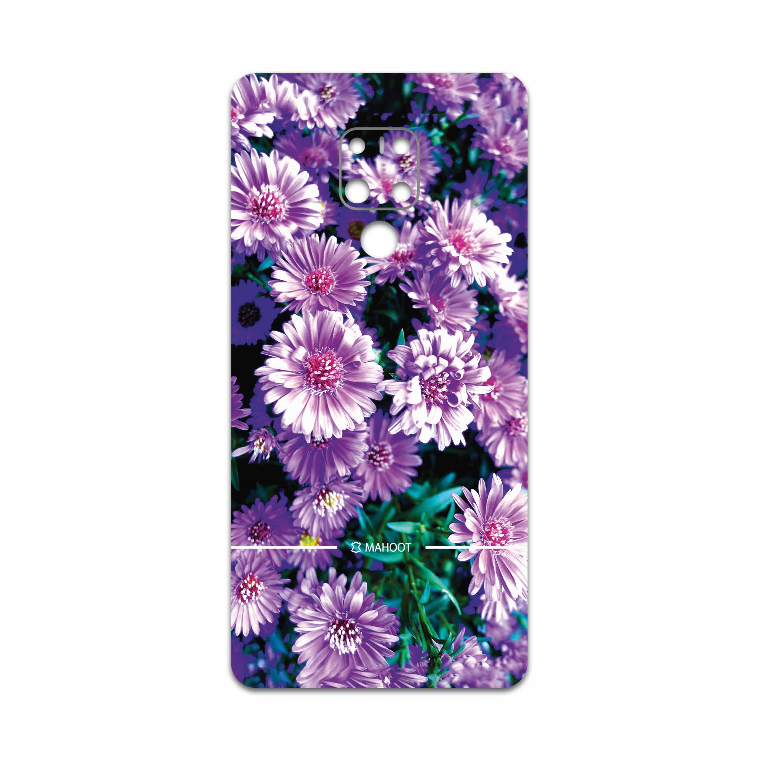 برچسب پوششی ماهوت مدل Purple-Flower مناسب برای گوشی موبایل هوآوی Mate 20 X