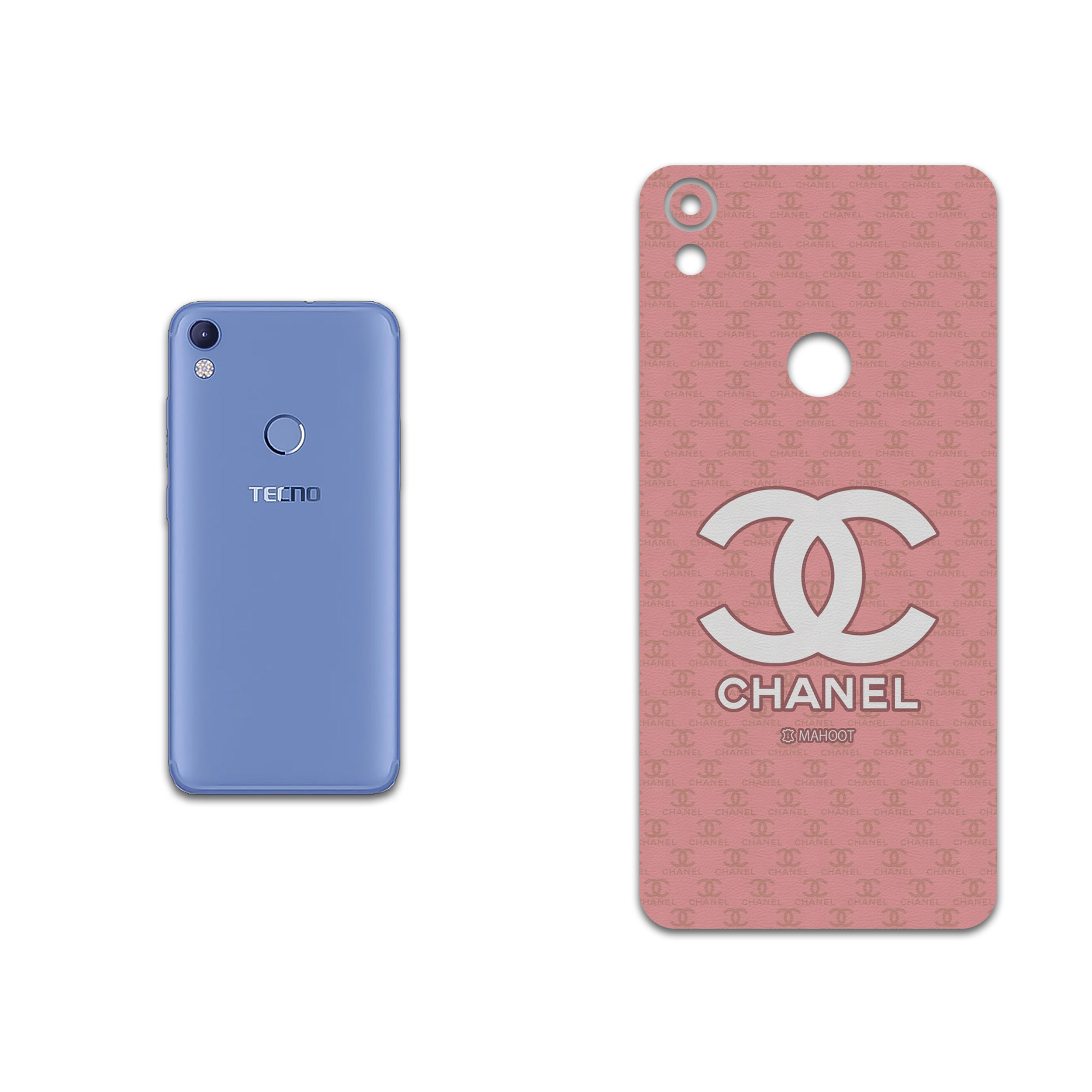برچسب پوششی ماهوت مدل CHANEL-Logo مناسب برای گوشی موبایل تکنو Camon CX Air