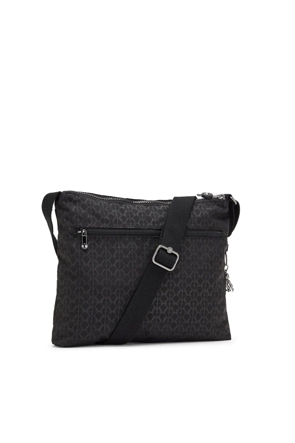 کیف شانه ای مشکی زنانه سیاه تسمه آلوار اورجینال Kipling