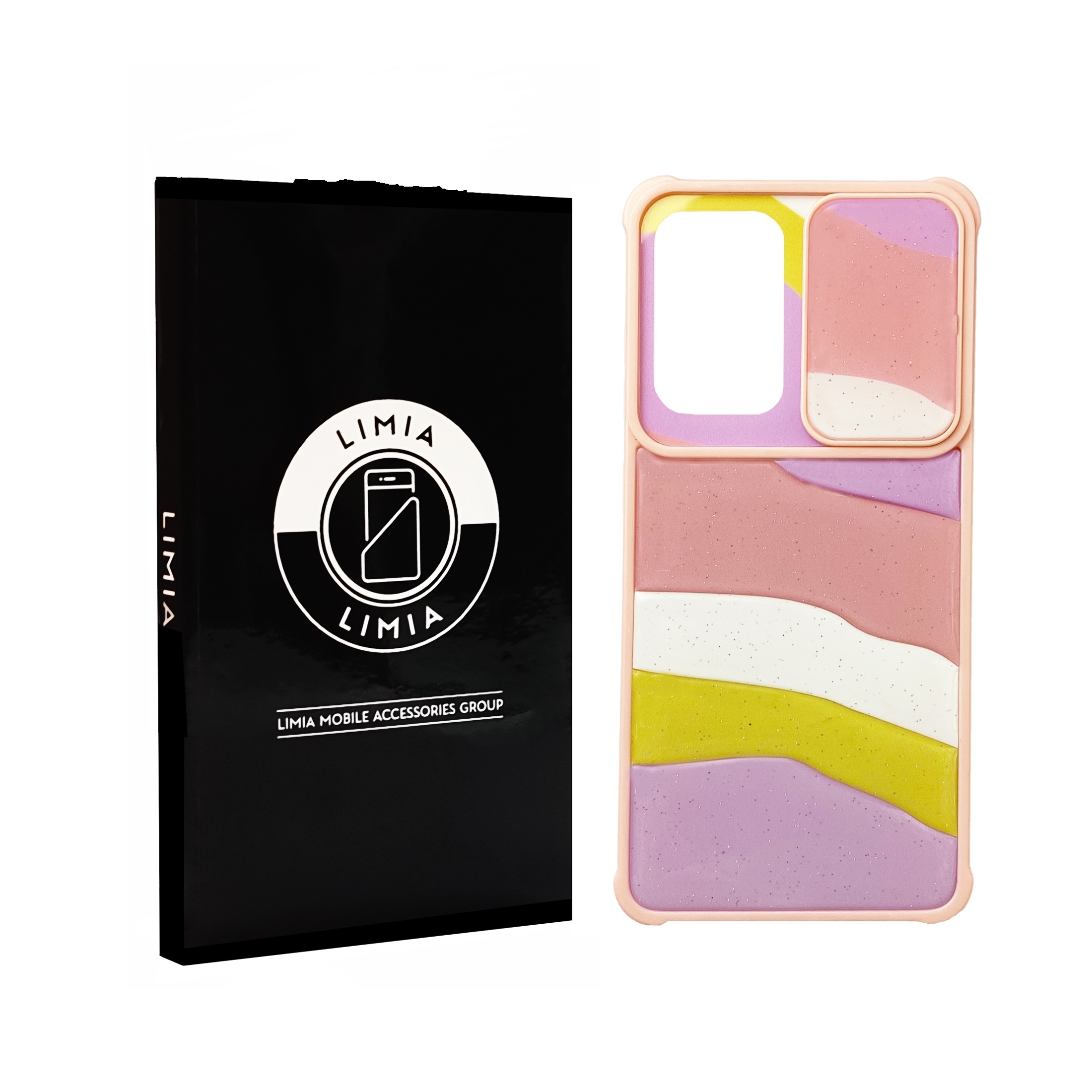 کاور لیمیا مدل فانتزی کشویی طرح هفت رنگ مناسب برای گوشی موبایل سامسونگ Galaxy A52s/A52