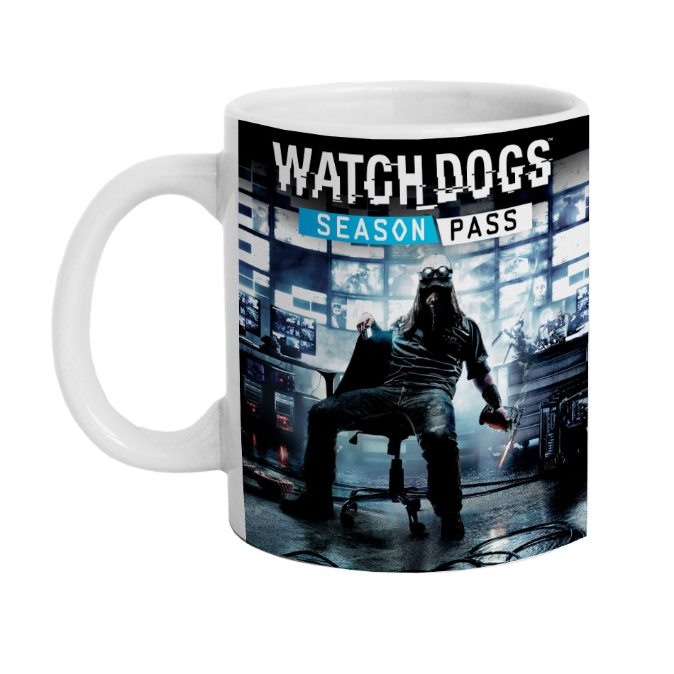 ماگ طرح Watch Dogs مدل M2379