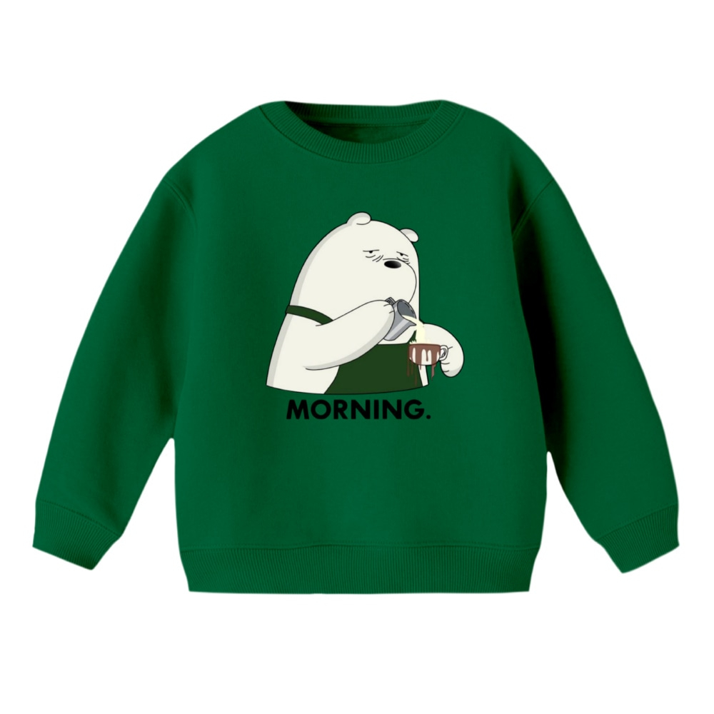 سویشرت بچگانه مدل خرس صبح رنگ سبز