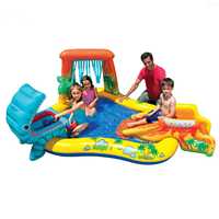 استخر بادی مجموعه بازی آبی کودک با سرسره intex 57444
