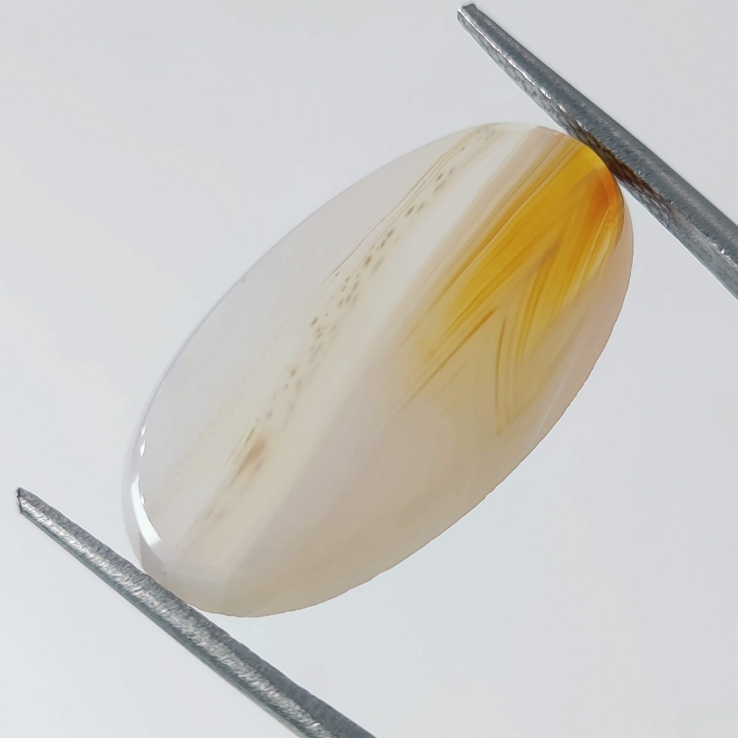 نگین از جنس سنگ عقیق معدنی هند 