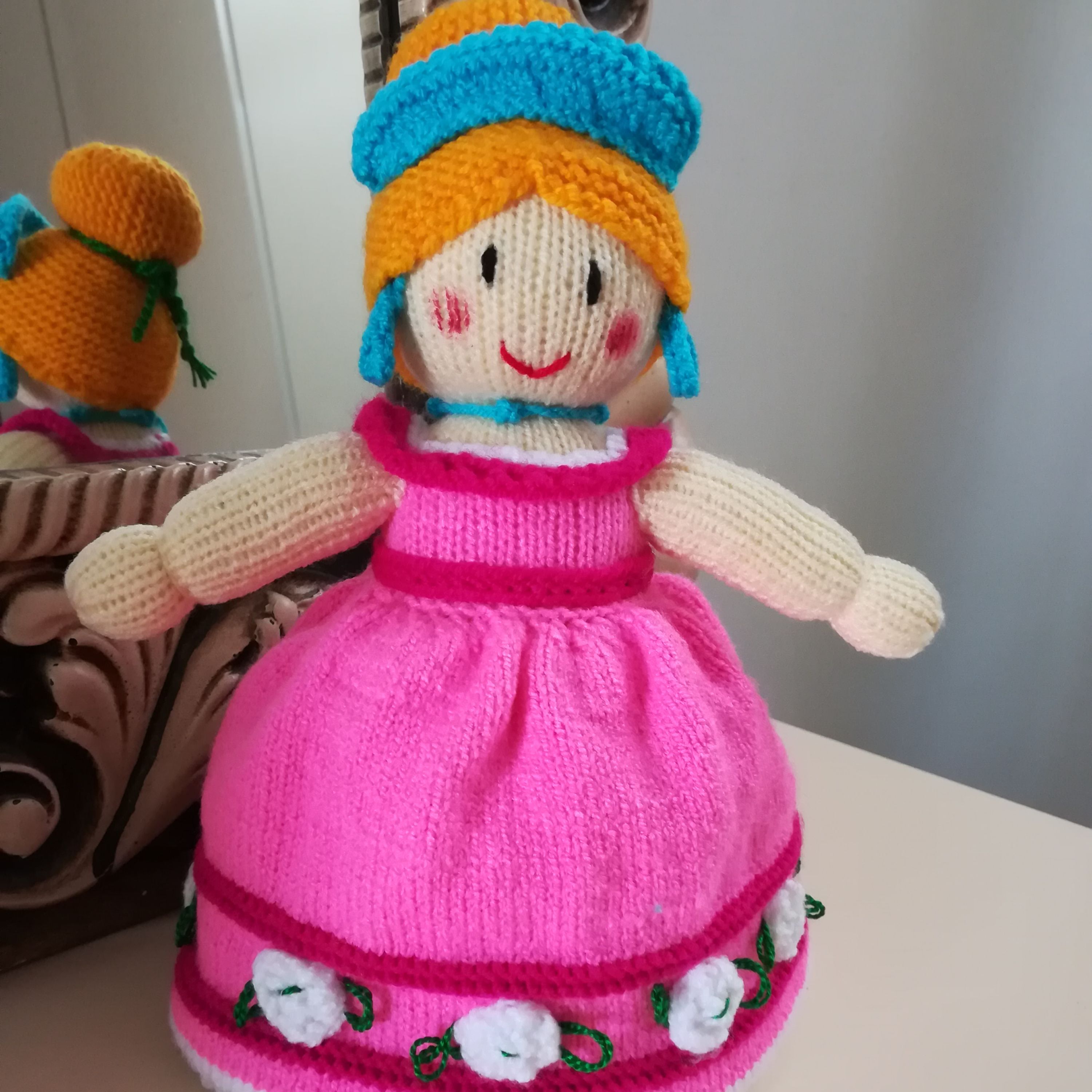 عروسک بافتنی دو طرفه سیندرلا