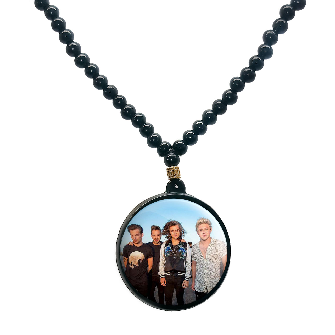 گردنبند پرمانه طرح One Direction کد pmd.13656 مدل دو طرفه