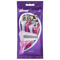 خودتراش سیلور مدل Fast 3 بسته 4 عددی