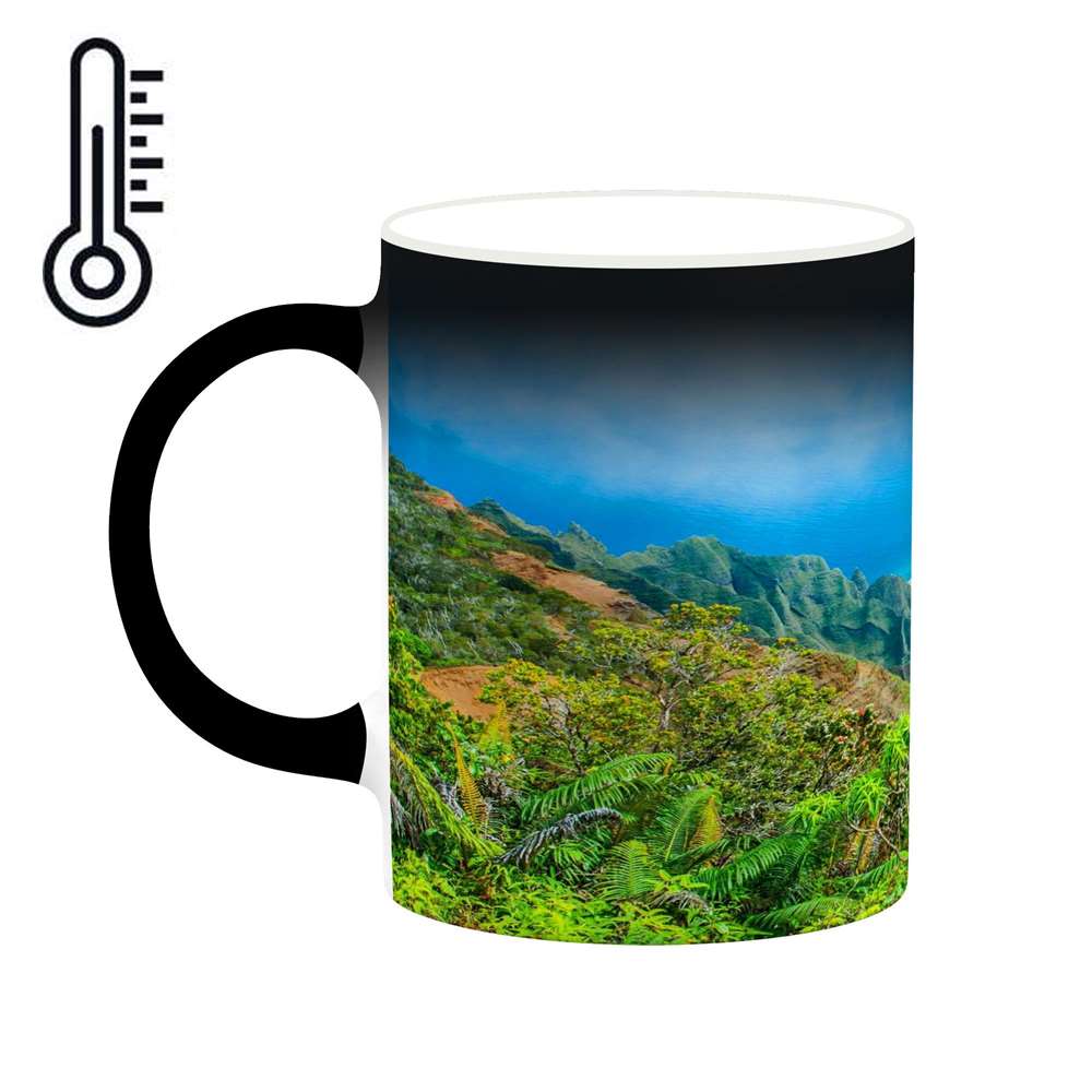 ماگ حرارتی کاکتی طرح منظره مدل mgh18359