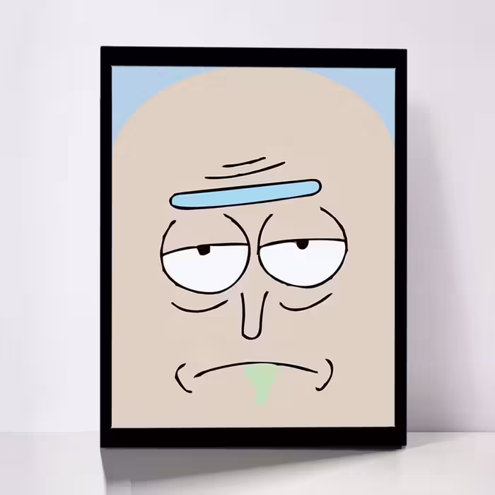 تابلو مدل Rick &amp; Morty کد F-1042