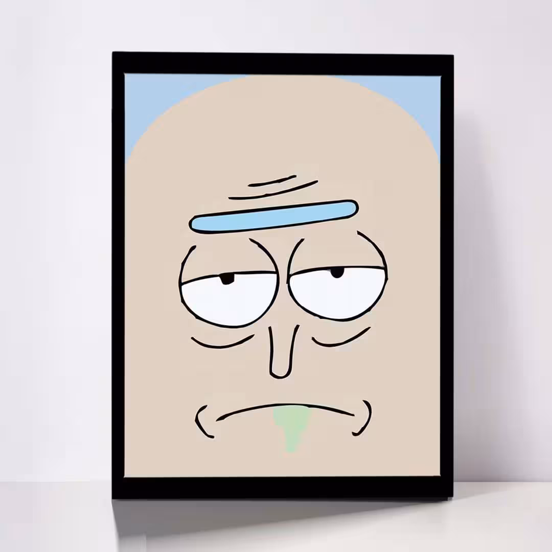 تابلو مدل Rick &amp; Morty کد F-1042