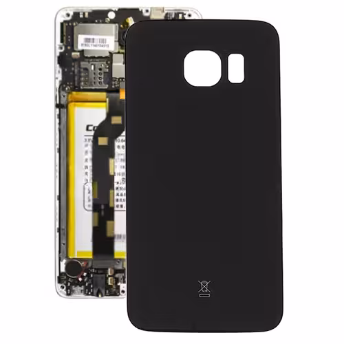 Back Cover Samsung G925F Galaxy S6 EDGE, Black