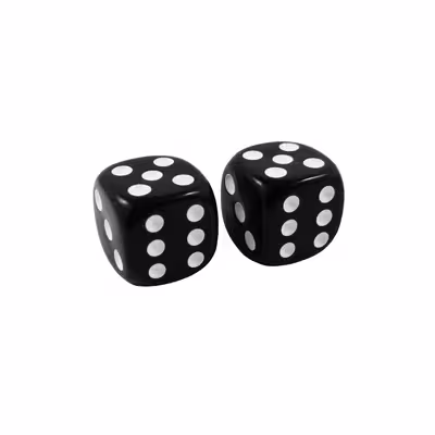 تاس بازی مدل Round Dice کد ATY-55 بسته 2 عددی