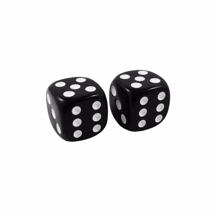 تاس بازی مدل Round Dice کد ATY-55 بسته 2 عددی