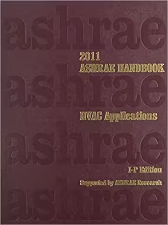 󾕇 دانلود کتاب 2011 Ashrae Handbook - Heating, Ventilating, And Air-Conditioning Applications (Si Edition), 2011 - دانلود کتاب های دانشگاهی