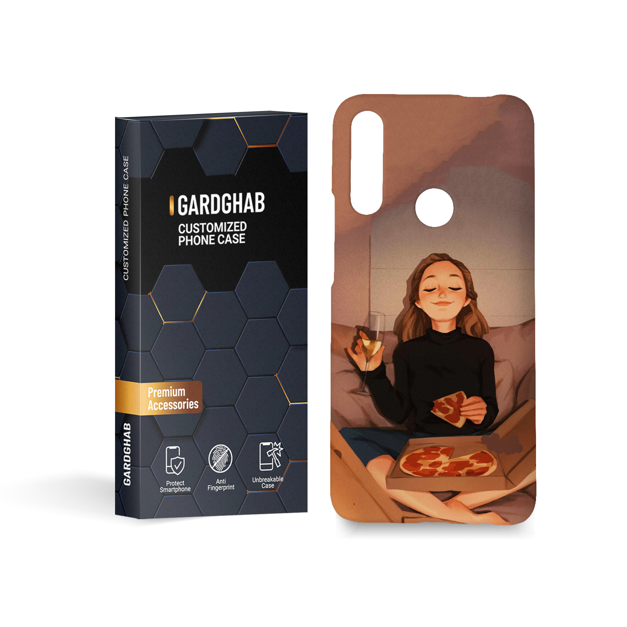 کاور گارد قاب مدل دخترانه مناسب برای گوشی موبایل هوآوی Y9 prime 2019