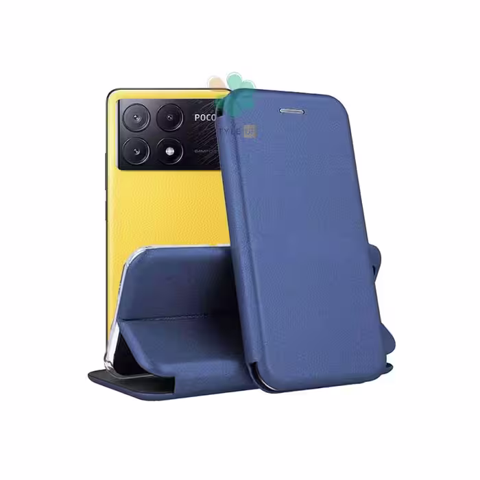کیف گوشی چرمی کلاسوری مناسب شیائومی Poco X6 Pro