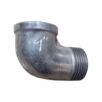 اتصال زانویی مدل گالوانیزه کد 1