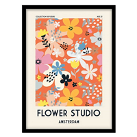 قیمت و خرید تابلو دکوراتیو مدل نقاشی مدرن گل و گیاه کد 1154