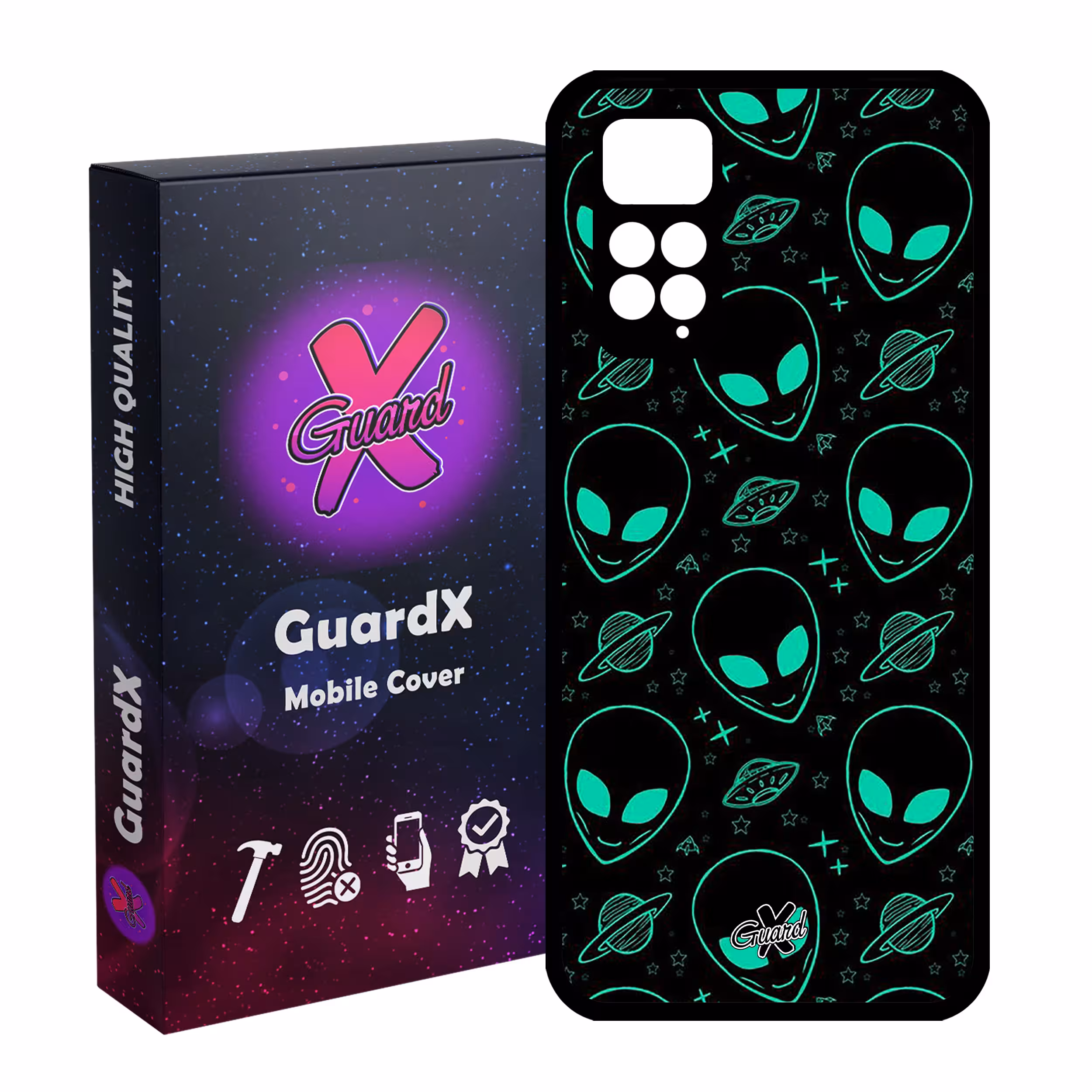 کاور گارد ایکس طرح Alien مدل Glass10200 مناسب برای گوشی موبایل شیائومی Redmi Note 11S/ Note 11 4G