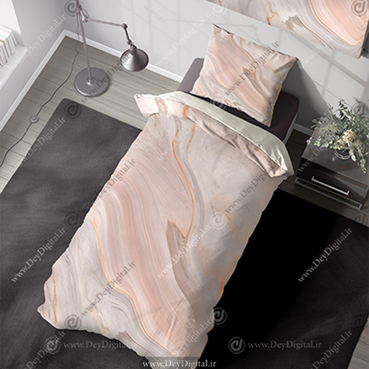 روتختی طرح سنگ مرمر رنگ صورتی PK-5442