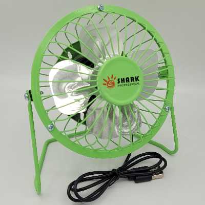 پنکه رومیزی USB شارک مدل SMALL-13CM فلزی