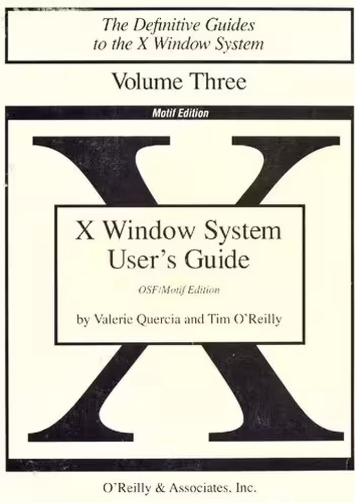 خرید و دانلود نسخه کامل کتاب X Window System User’s Guide (ocr processed)