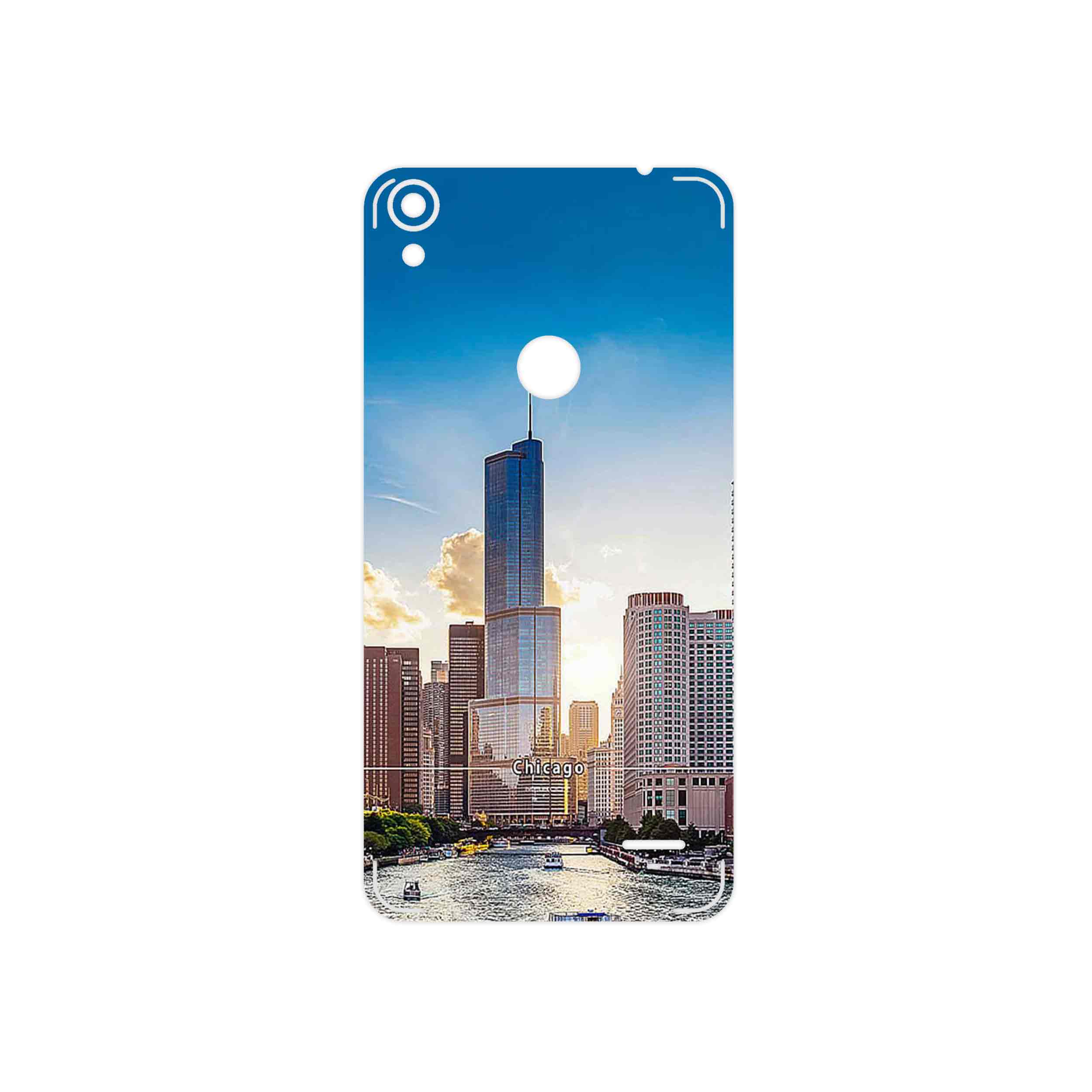 برچسب پوششی ماهوت مدل City of Chicago مناسب برای گوشی موبایل تکنو WX4 Pro