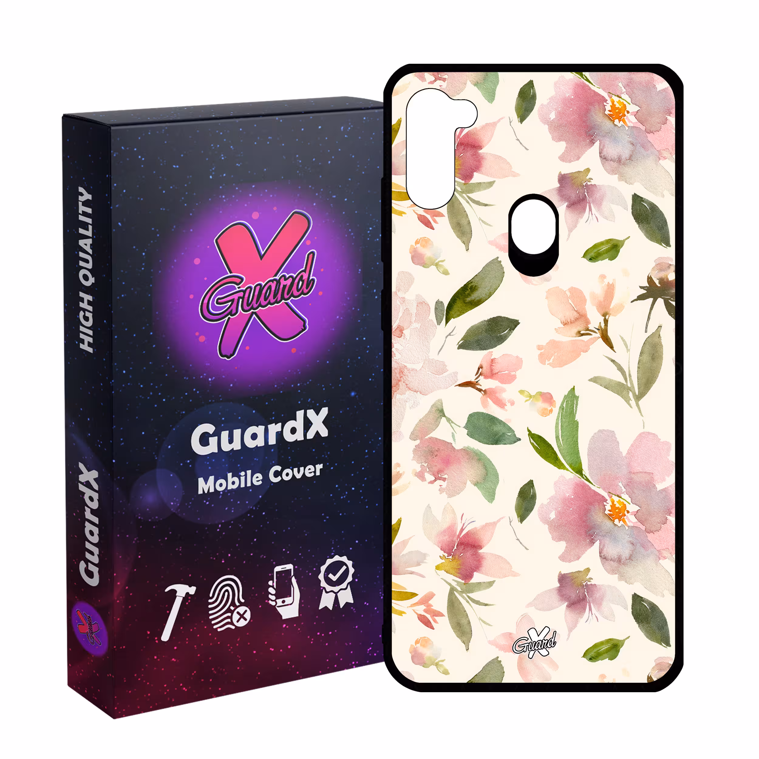 کاور گارد ایکس طرح گل مدل Glass10579 مناسب برای گوشی موبایل سامسونگ Galaxy A11/M11
