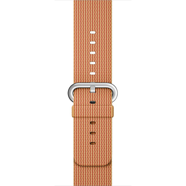 بند اپل واچ 3 نایلون مدل 38mm Gold Red Woven Nylon - Hiapple.ir
