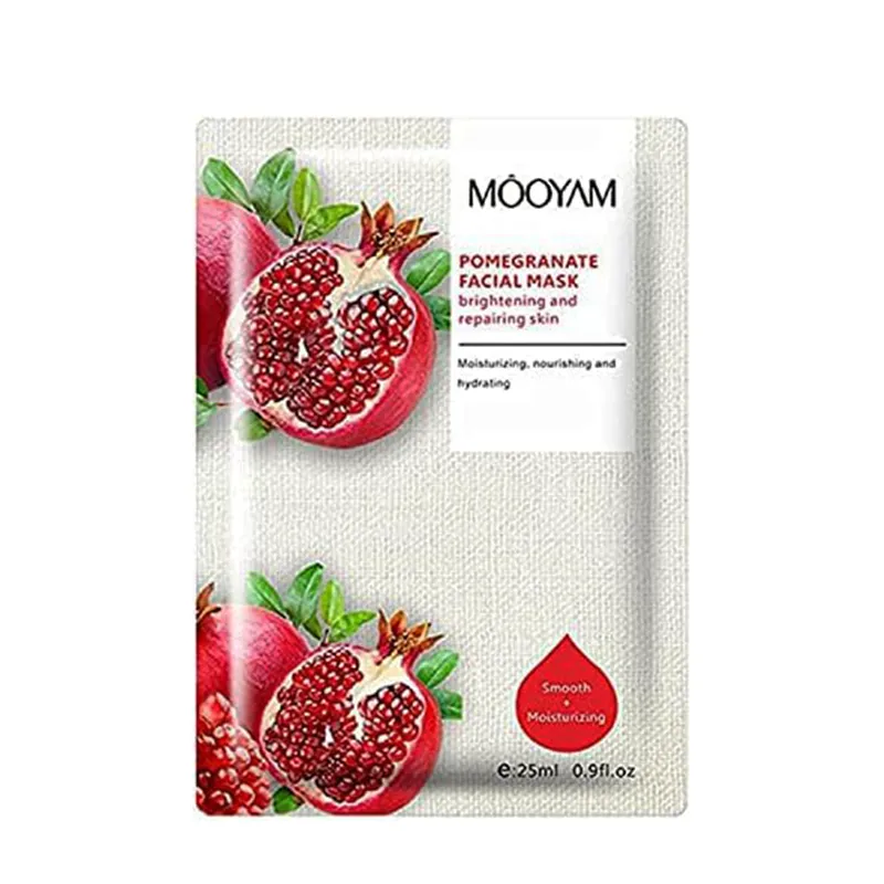 ماسک صورت ورقه ای انار مویام